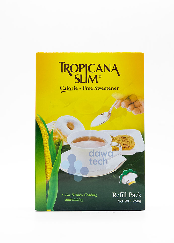 TROPICANA SLIM STEVIA REFILL PACK 250G