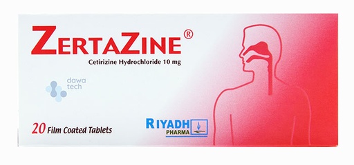 [6281080001062] ZERTAZINE(10MG)20TAB