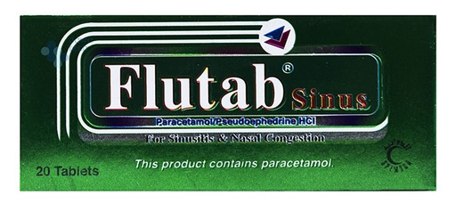 [6281086011010] FLUTAB SINUS 500/30MG 20TAB