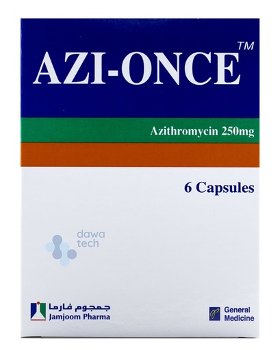 [6281269155630] AZI-ONCE 250MG/6CAP