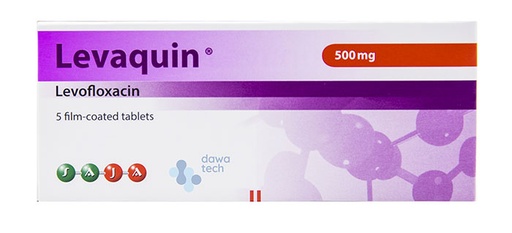 [6285094000516] LEVAQUIN 500MG 5 TAB