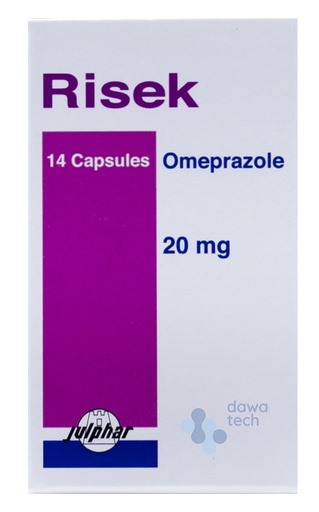 [6291100080175] RISEK 20MG /14CAP