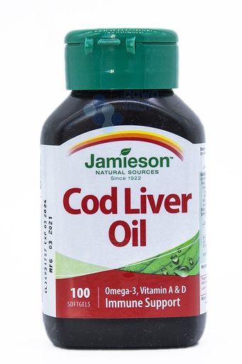 [64642029874] J/COD LIVER OIL 100CAP