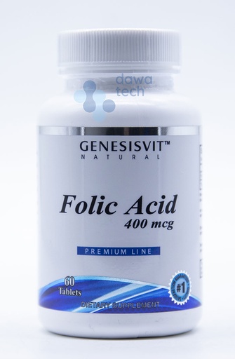 [676194975518] Genesisvit FOLIC ACID 400mcg 60tab