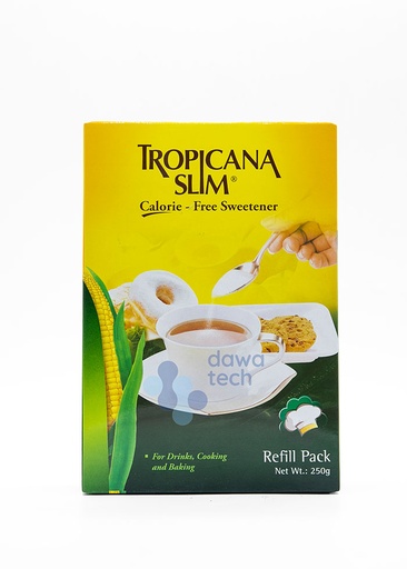 [749921009920] TROPICANA SLIM STEVIA REFILL PACK 250G