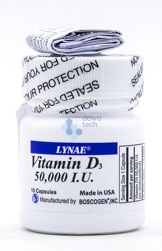 [785714017956] LYNAE VITAMIN D3 50000 15 CAP